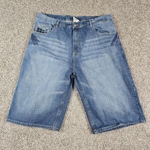 G Unit Shorts Mens 39 Denim Jorts Baggy Relaxed Y2K Vintage Hip Hop Rap Street